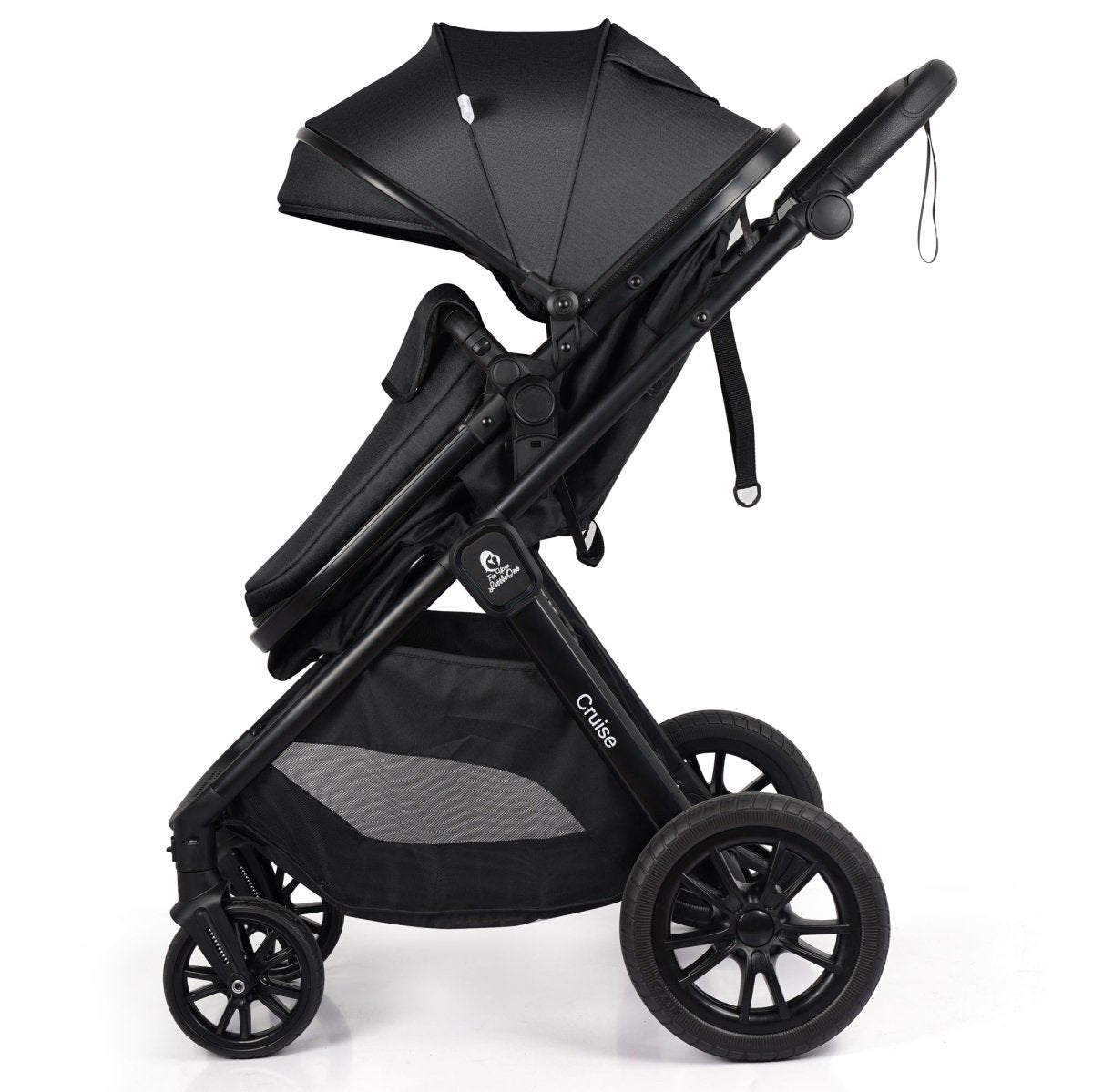 For Your Little One Cruise 3 In 1 Travel System Car Seat ISOFIX Base - Black