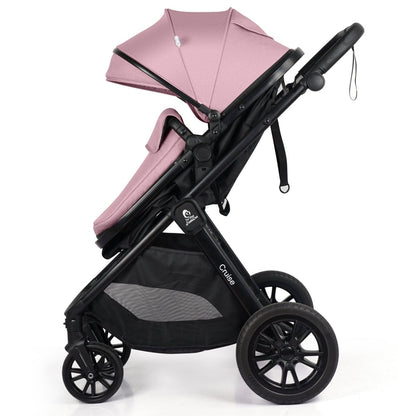 For Your Little One Cruise 3 In 1 Travel System Car Seat ISOFIX Base Blush Rose