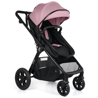 For Your Little One Cruise 3 In 1 Travel System Car Seat ISOFIX Base Blush Rose