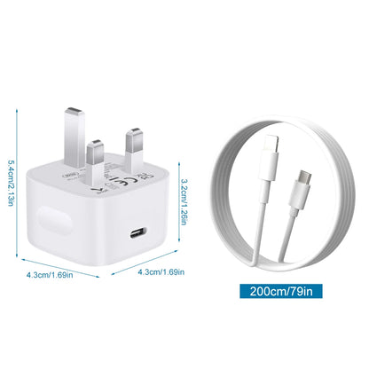 iPhone Power Adaptor and Charging Cable
