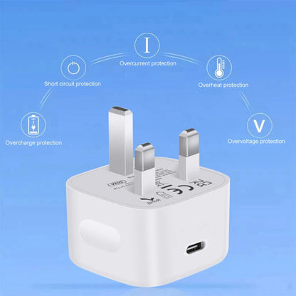 Features of an iPhone power adaptor